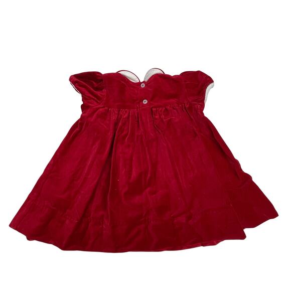 NWT Lullaby Set 9M Memory Making Dress in Red Velour - Picture 2 of 5